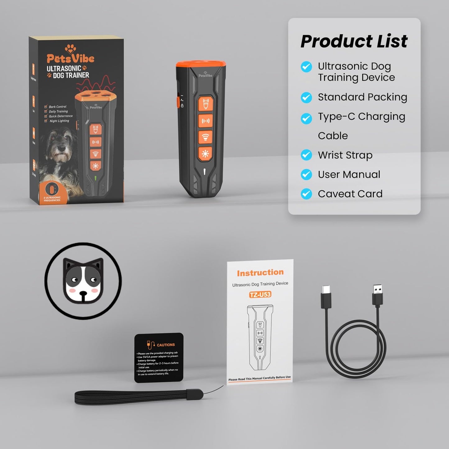 PetsVibe Dog Training, Deterrent and Anti Barking Device