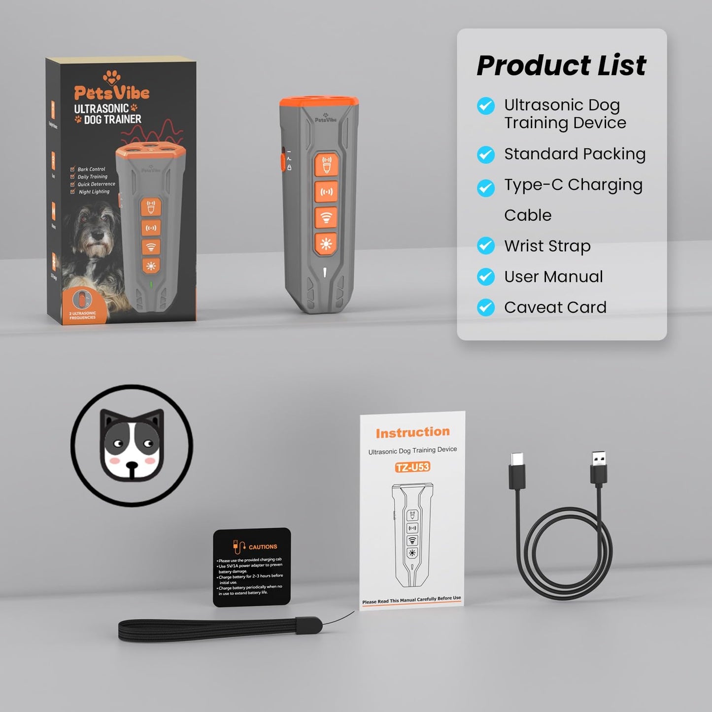 PetsVibe Dog Training, Deterrent and Anti Barking Device