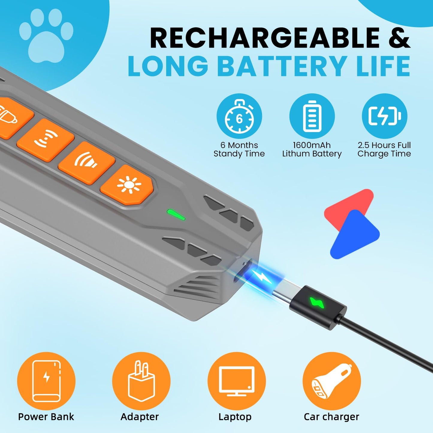 PetsVibe Dog Training, Deterrent and Anti Barking Device