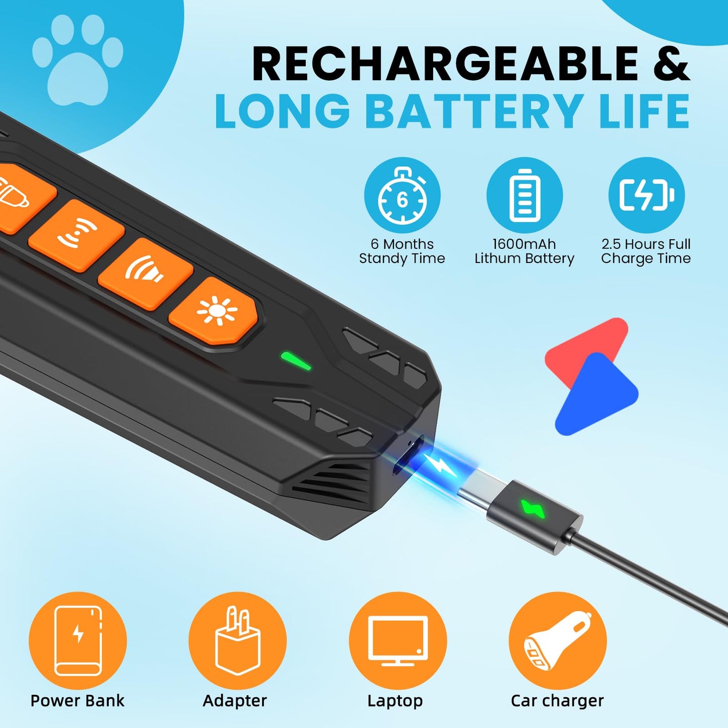 PetsVibe Dog Training, Deterrent and Anti Barking Device